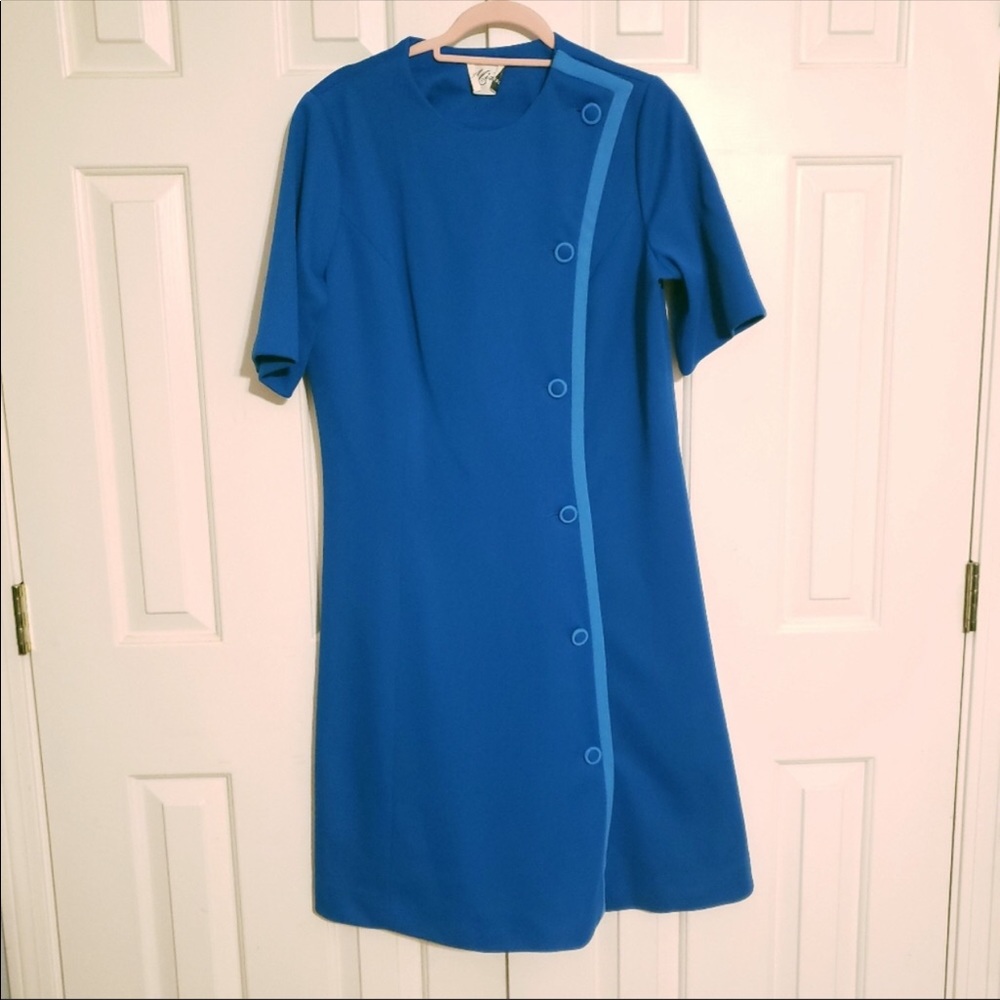 💙Vintage Blue Shift Dress💙